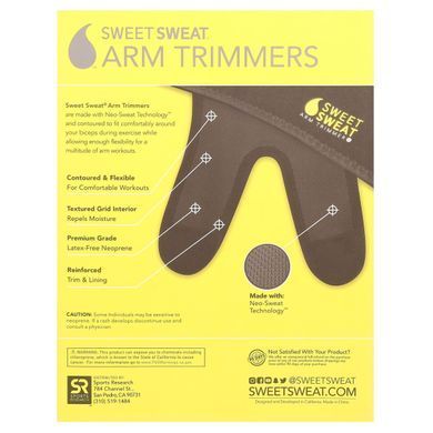 Wristbands color yellow Sports Research (Sport) 1 pair