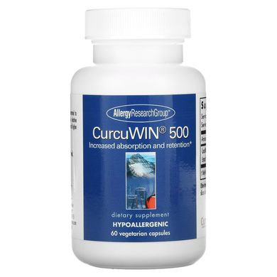 Куркумін 500, CurcuWin 500, Allergy Research Group, 60 капсул