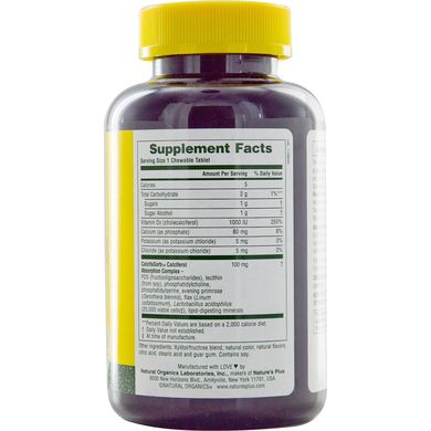 Вітамін Д3 з ягідним смаком Natures Plus (Vitamin D3) 1000 МО 90 жувальних таблеток