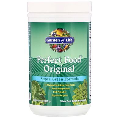 Супер Зелена Формула Garden of Life (Perfect Food Original) 300 г
