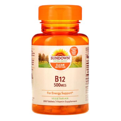 Вітамін В12 Sundown Naturals 500 мкг 200 таблеток