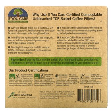Фільтри для кави If You Care (Coffee Filters) 100 шт