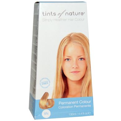 Фарба для волосся, Tints of Nature, Природний блонд, 8N, 130 мл
