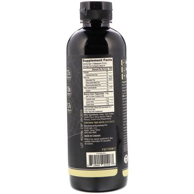 Емульгована олія MCT, немолочний крем, вершкова ваніль, Onnit, 16 рідких унцій (473 мл)