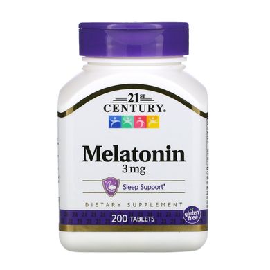 Мелатонін 21st Century (Melatonin) 3 мг 200 таблеток