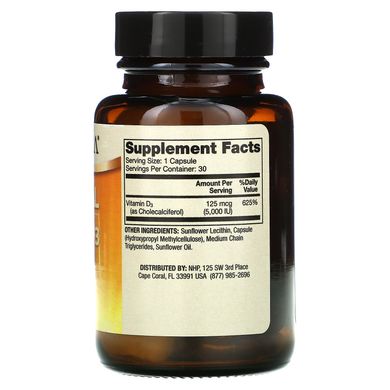 Липосомальный витамин Д3 Dr. Mercola (Liposomal Vitamin D3) 5000 МЕ 30 капсул купить в Киеве и Украине