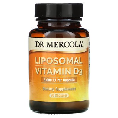 Ліпосомальний вітамін Д3 Dr. Mercola (Liposomal Vitamin D3) 5000 МО 30 капсул