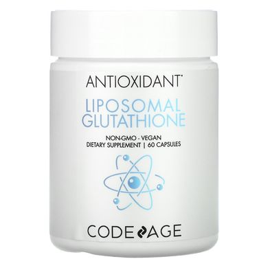 CodeAge, Антиоксидант, ліпосомальний глутатіон, 60 капсул