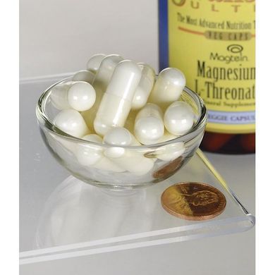 Магний L-треонат Swanson (Magnesium L-Threonate) 90 капсул купить в Киеве и Украине