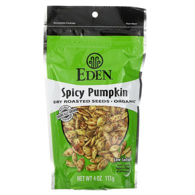 Гарбузове насіння з натуральними прянощами Eden Foods (Pumpkin Seeds) 113 г