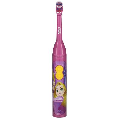 Дитяча зубна щітка на батарейках, м'яка, принцеси Діснея, сKids, Battery Toothbrush, Soft, Disney Princess, Oral-B, 1 зубна щітка