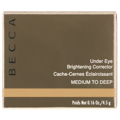 Освітлюючий коректор, від середнього до глибокого, Under Eye, Becca, 0,16 унції (4,5 г)