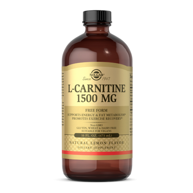 Карнітин лимонний смак Solgar (L-Carnitine) 1500 мг 473 мл