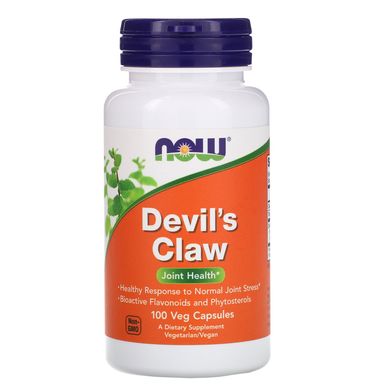 Чортів кіготь Now Foods (Devil`s Claw) 100 капсул
