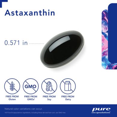 Астаксантин Pure Encapsulations (Astaxanthin) 120 капсул