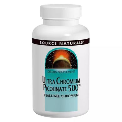 Ультра Хром Піколинат Source Naturals (Ultra Chromium Picolinate) 500 мкг 60 таблеток