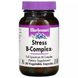 Комплекс витаминов В от стресса Bluebonnet Nutrition (Stress B-Complex) 50 вегетарианских капсул фото